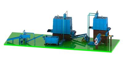 无污染草类秸秆机械清洁生产工艺流程/Mechanical Pulp Process System for  Strawand Farm Green Waste(No Pollution)